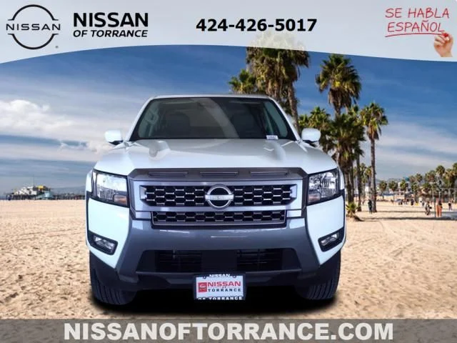 New 2025 Glacier White Nissan Crew Cab SV image 2