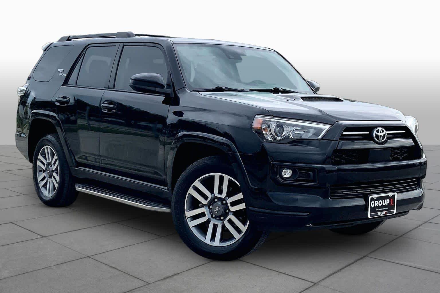 Used 2022 Midnight Black Metallic Toyota TRD Sport image 3