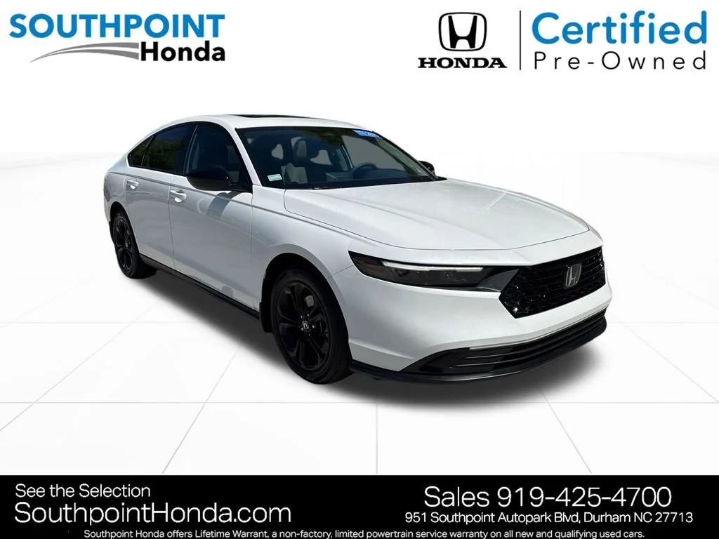 Certified Used 2025 Platinum White Pearl Honda 1.5T SE image 36