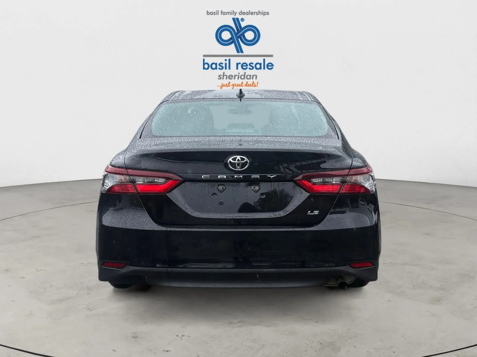 Used 2023 Midnight Black Metallic Toyota LE image 4
