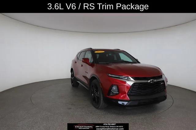 Used 2021 Red Chevrolet RS image 28
