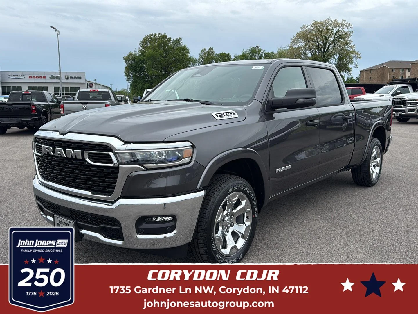 New 2026 Granite Crystal Metallic Clearcoat Ram Big Horn image 1