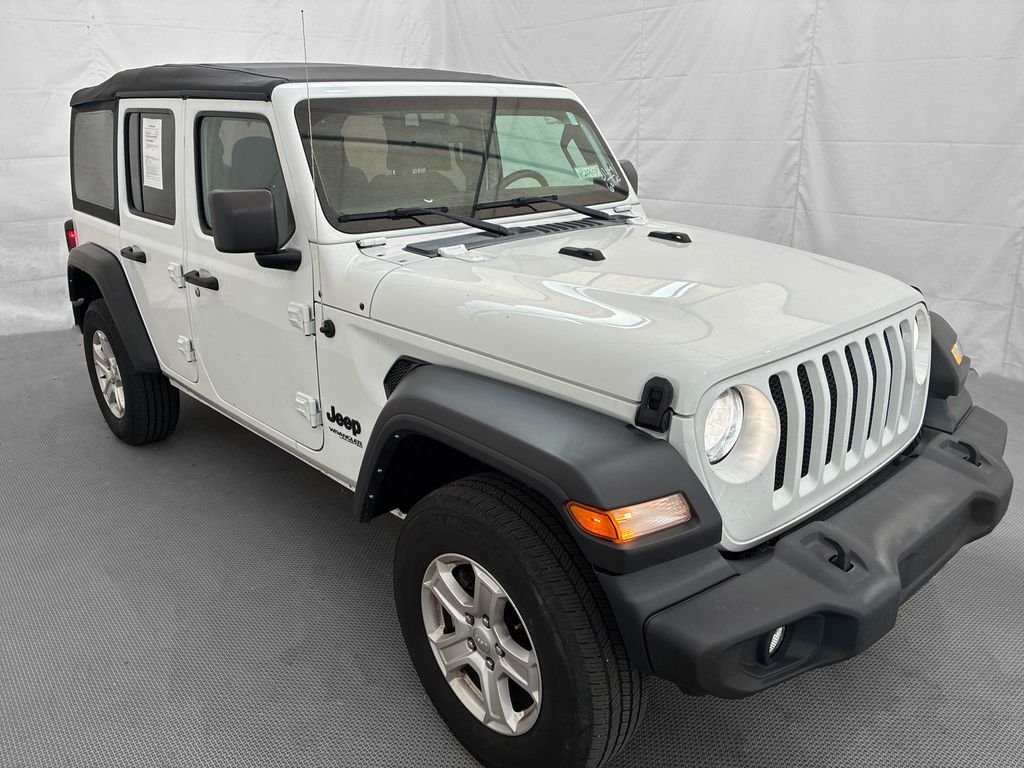 Used 2022 White Jeep Unlimited Sport S image 10