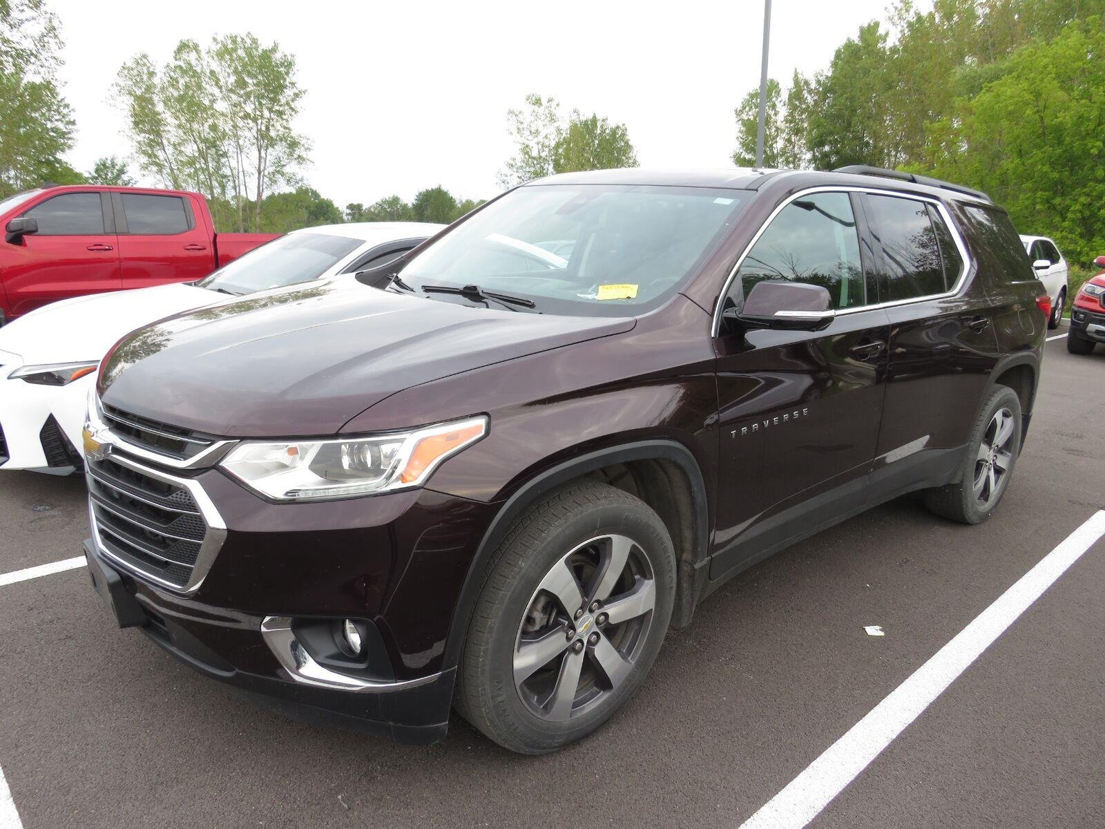 Used 2021 Black Cherry Metallic Chevrolet LT Leather image 6