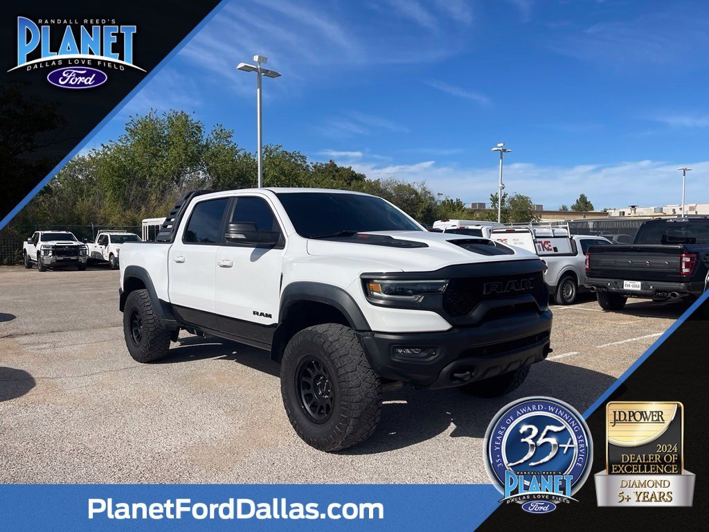 Used 2022 Bright White Clearcoat RAM TRX image 1