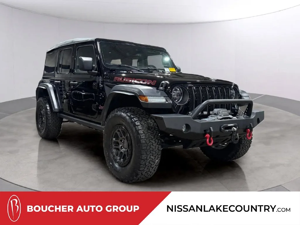 Used 2021 Black Jeep Unlimited Rubicon image 1