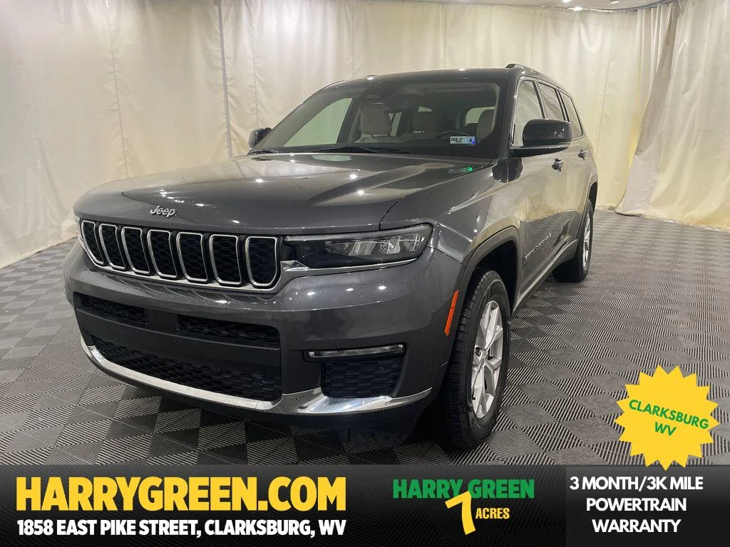 Used 2021 Baltic Gray Metallic Clearcoat Jeep Limited image 1