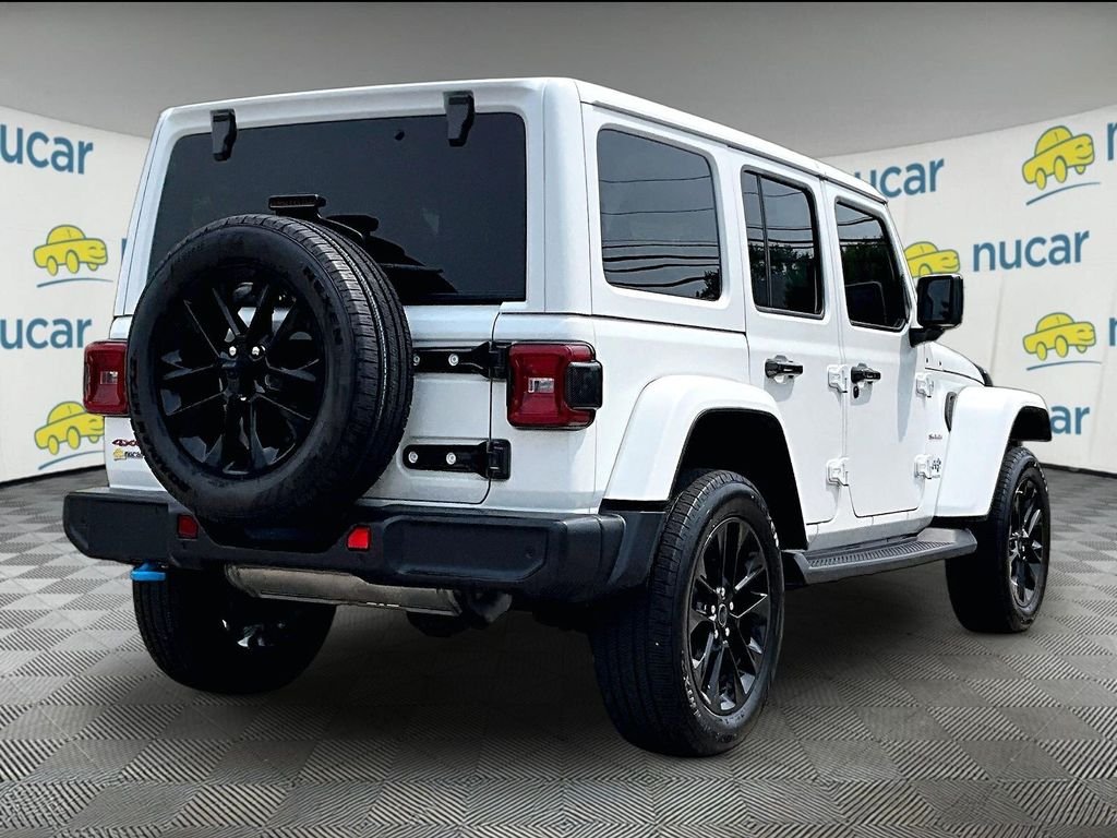 Used 2024 White Jeep Sahara 4xe image 6