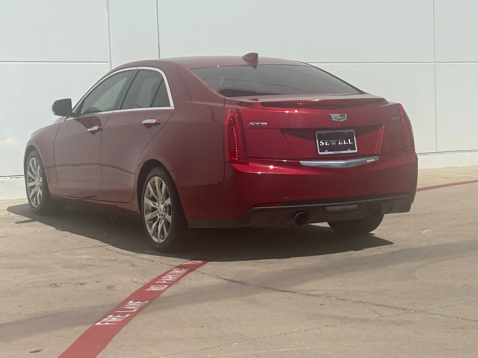 Used 2018 RED OBSESSION TINTCOAT Cadillac Luxury RWD image 6