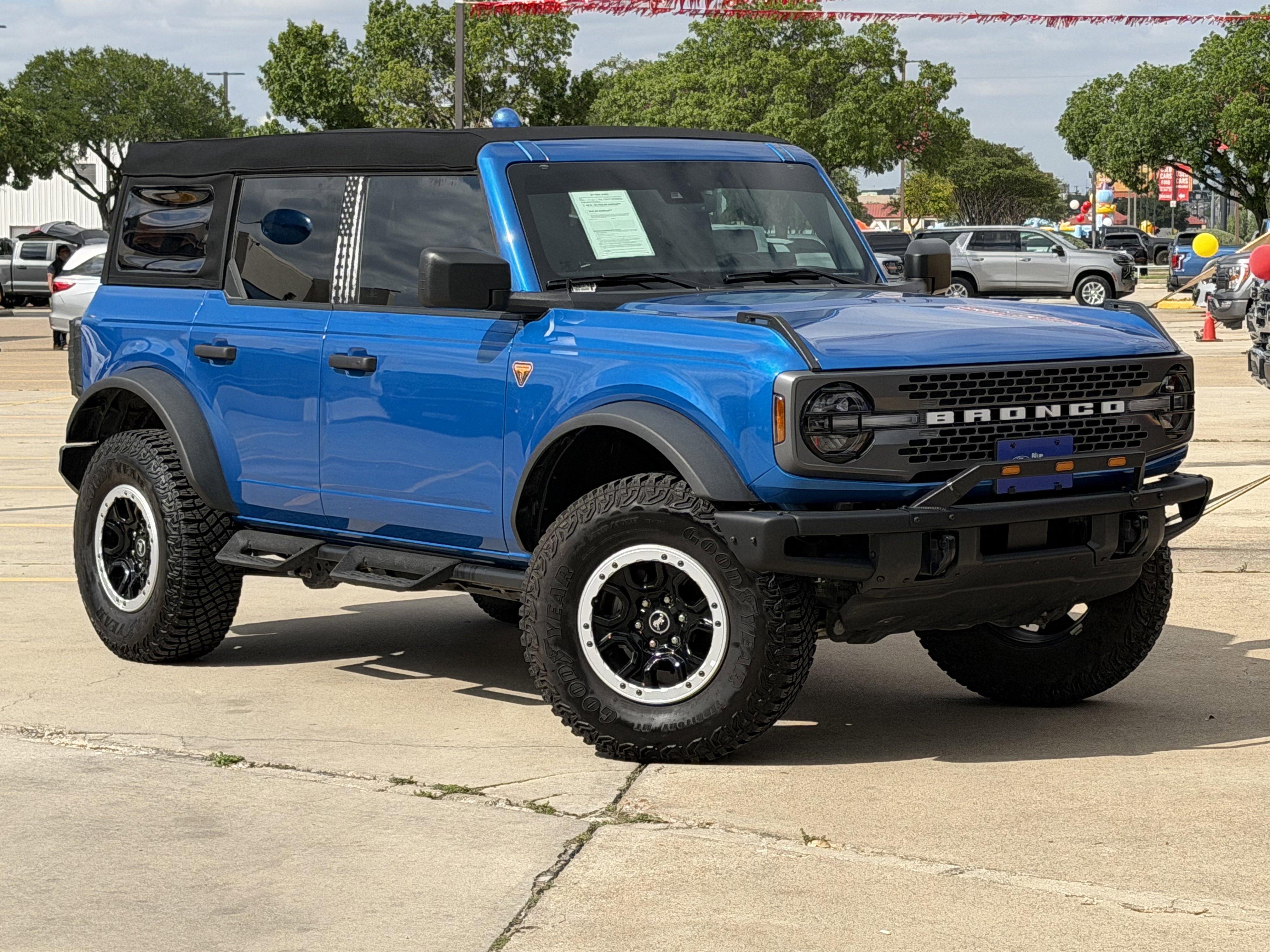 Used 2024 Velocity Blue Metallic Ford Badlands image 1