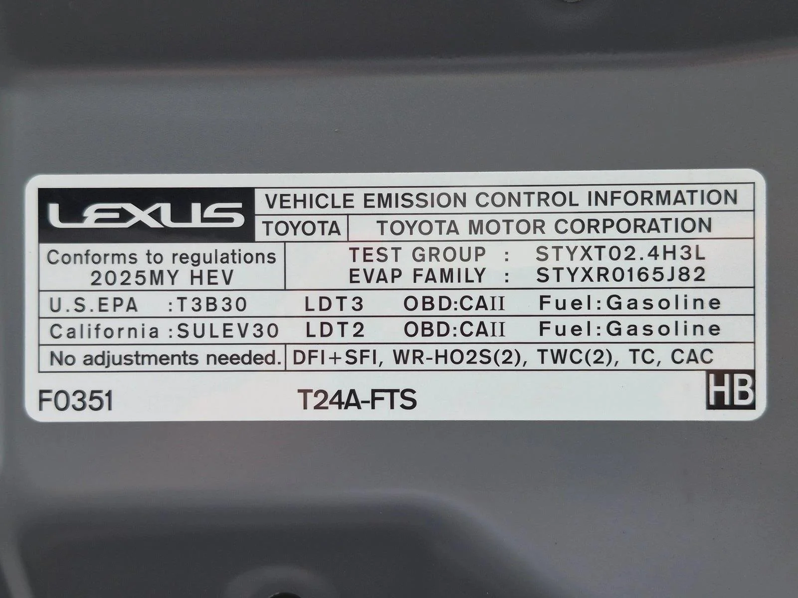 Certified Used 2025 Incognito Lexus TX 500h F SPORT Premium image 23
