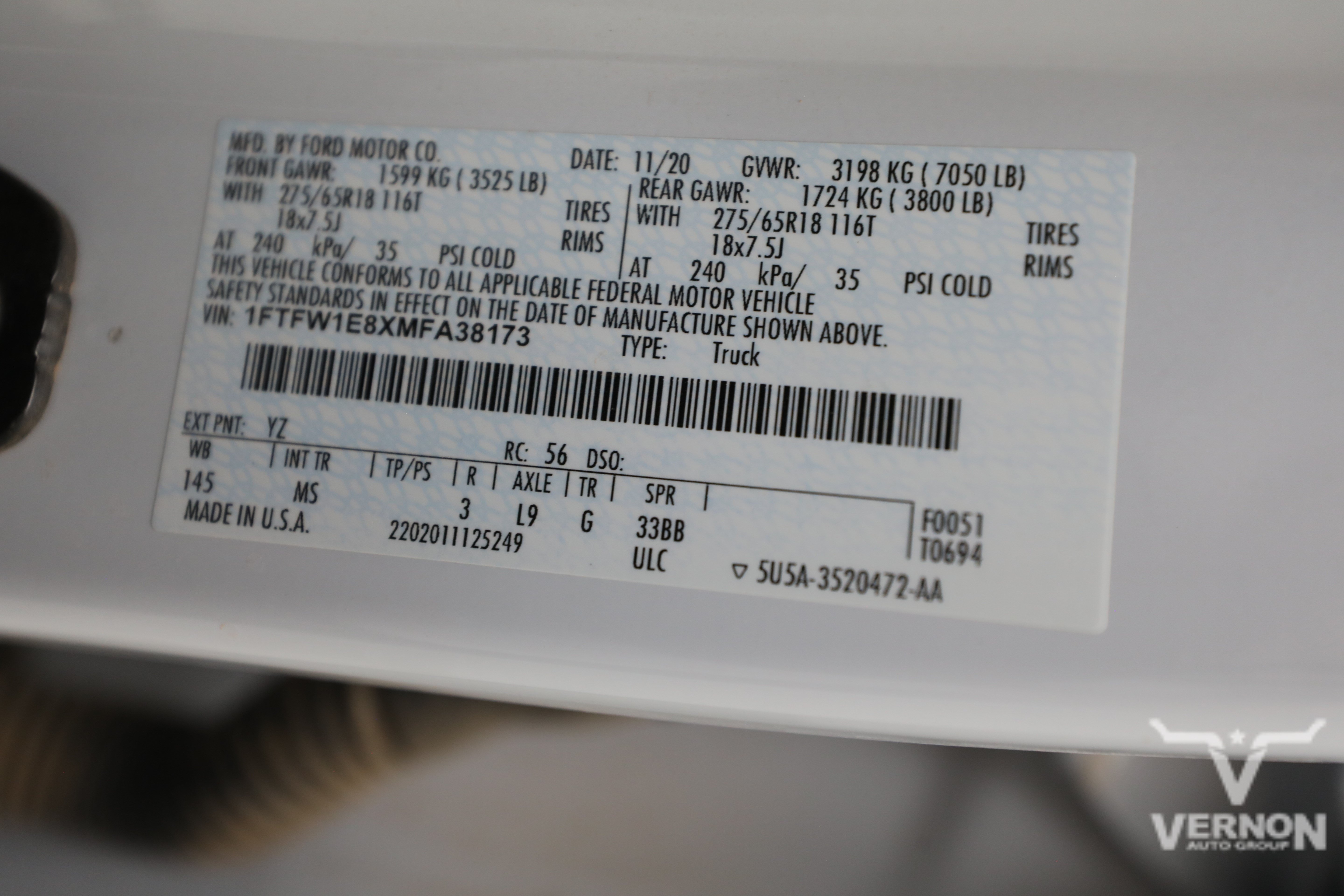 Used 2021 Oxford White Ford Y image 14