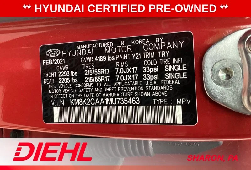 Used 2021 Pulse Red Hyundai SEL image 18