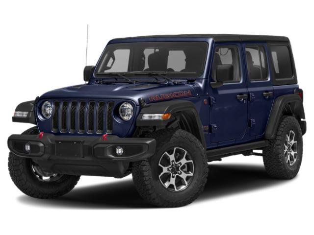 Used 2019 Ocean Blue Metallic Clearcoat Jeep Rubicon image 1