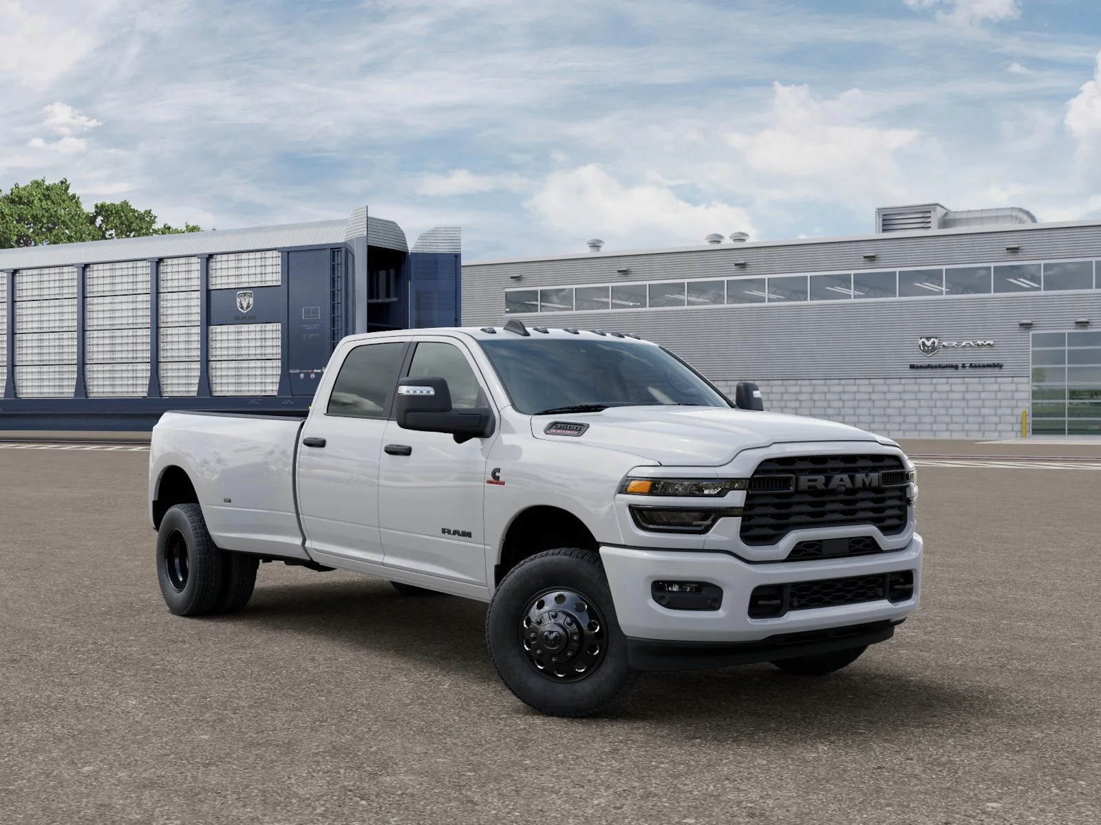 New 2026 Bright White Clear-Coat Exterior Paint RAM Big Horn image 6