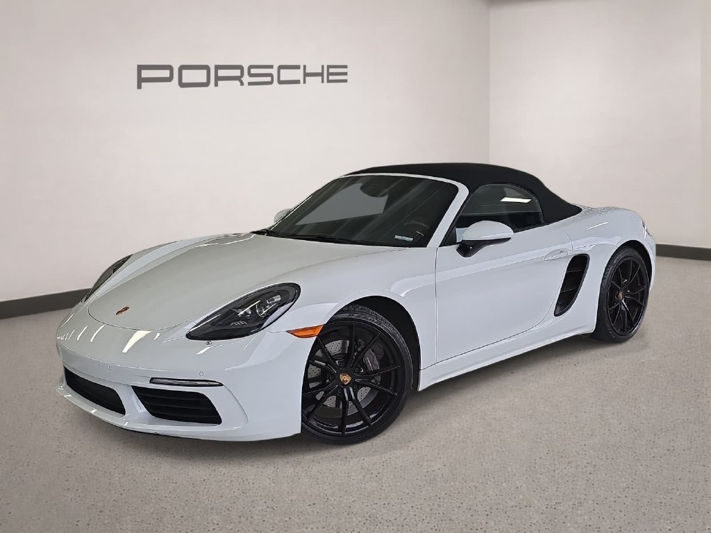 Certified Used 2023 White Porsche Boxster image 1