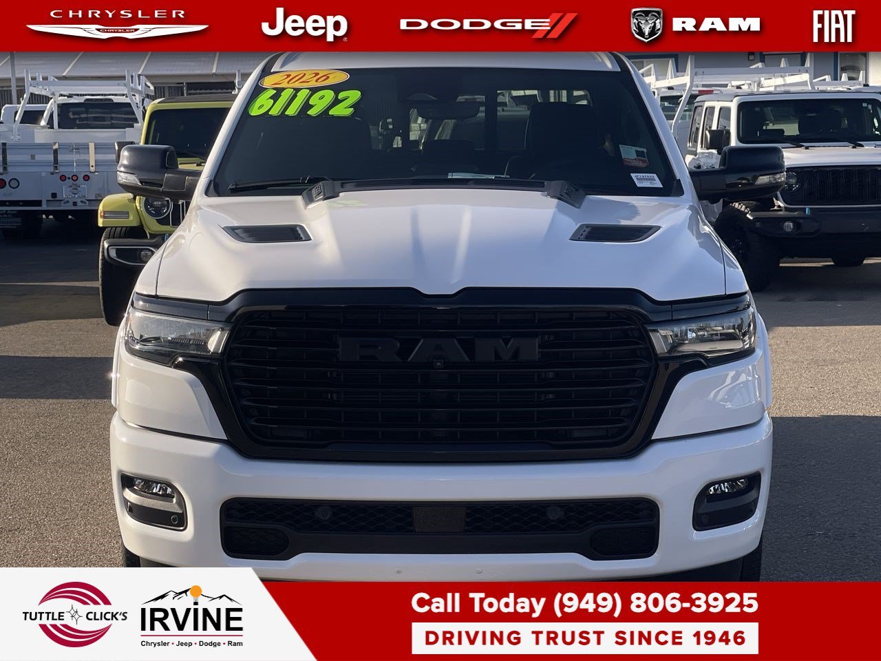 Used 2026 Bright White Clearcoat Ram Laramie image 11