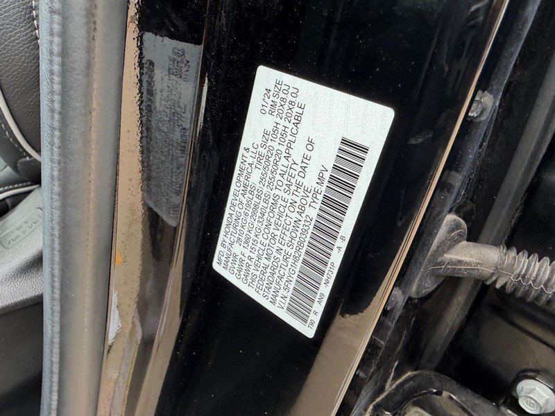 Certified Used 2024 Crystal Black Pearl Honda AWD ELITE image 52