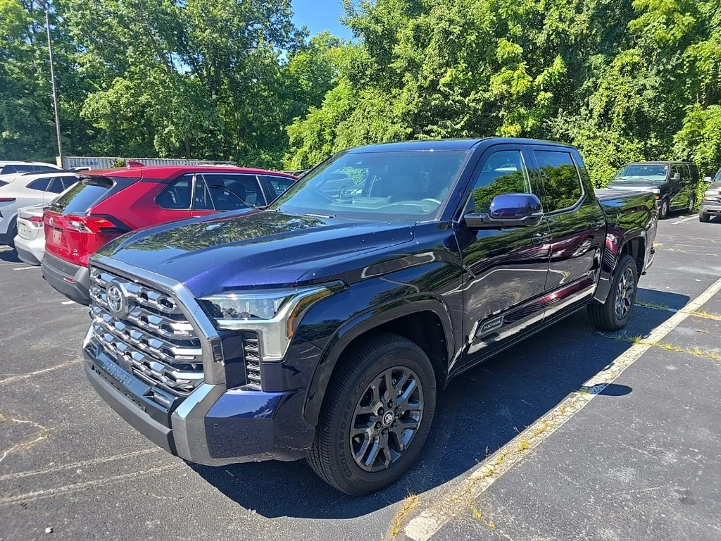 Used 2025 Blue Toyota Platinum image 4
