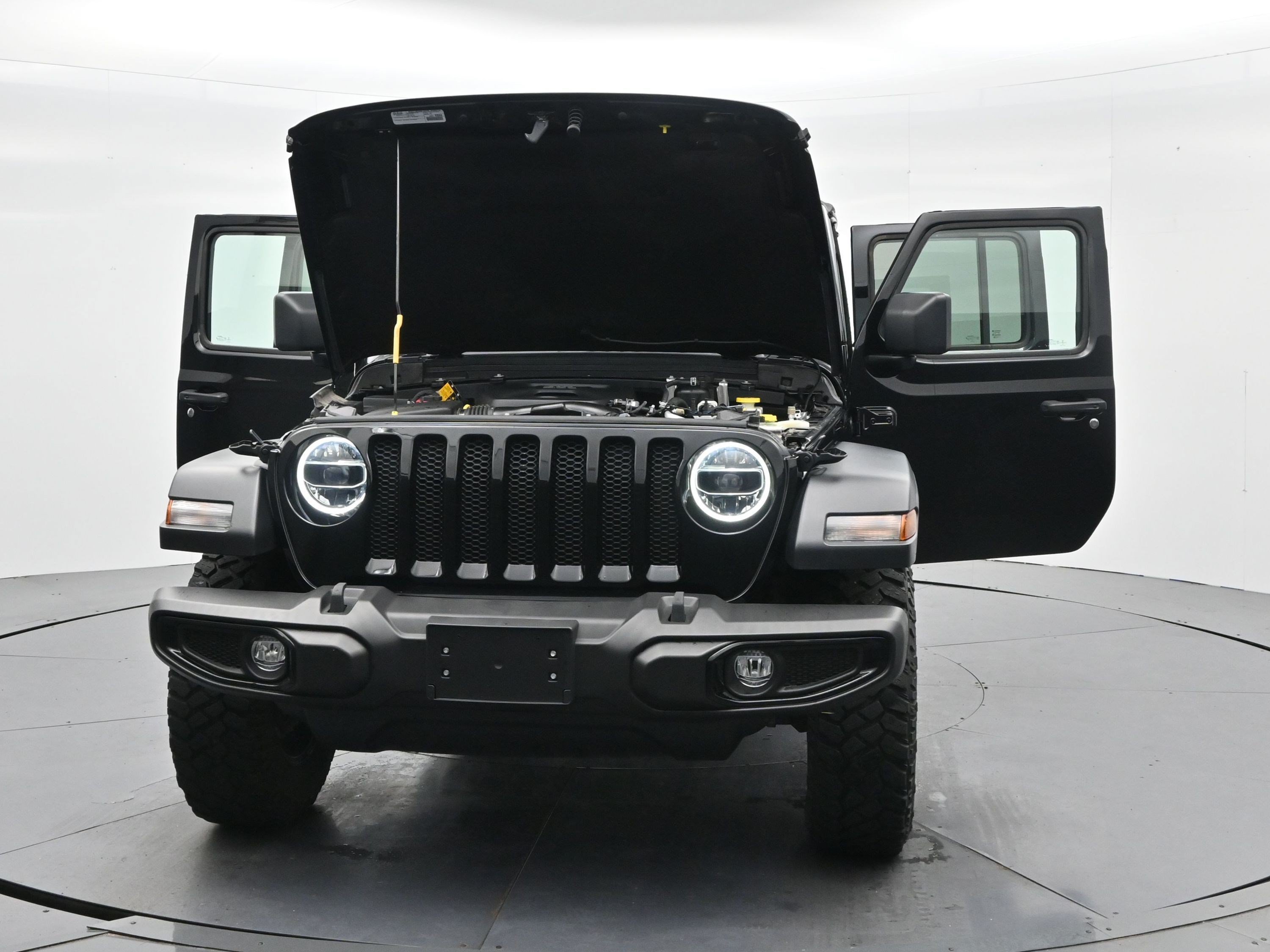 Used 2022 Black Clearcoat Jeep Unlimited Willys image 35