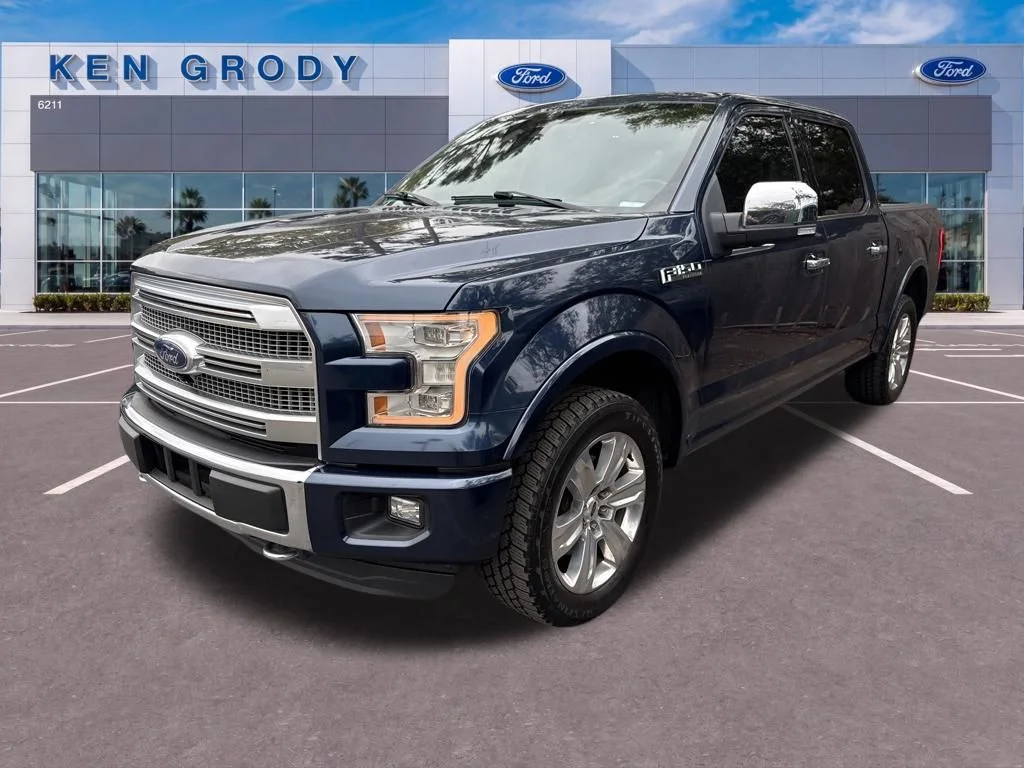 Used 2016 Blue Ford Platinum image 16
