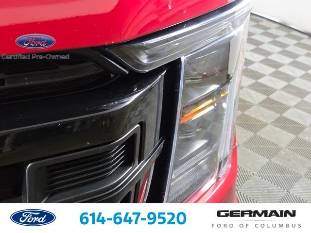 Certified Used 2022 Rapid Red Metallic Tinted Clearcoat Ford Lariat image 14