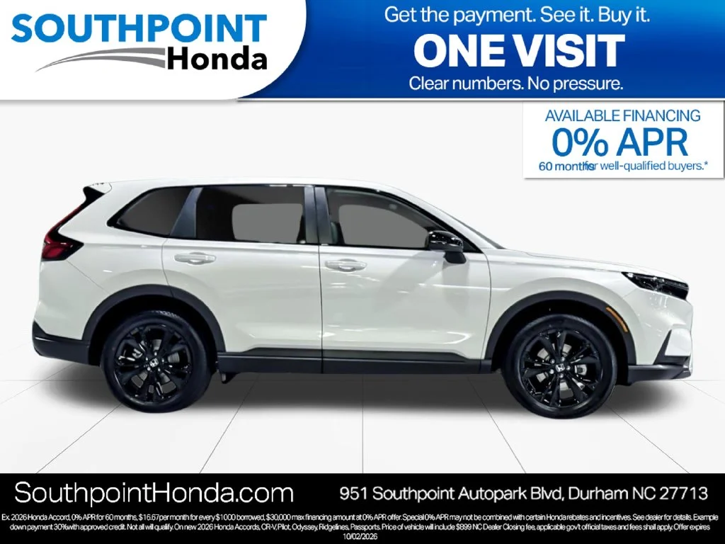 New 2027 Platinum White Pearl Honda Sport Touring image 2