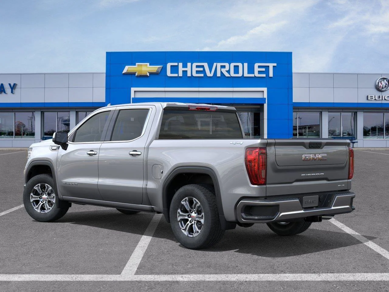 New 2026 Sterling Metallic GMC SLT image 3