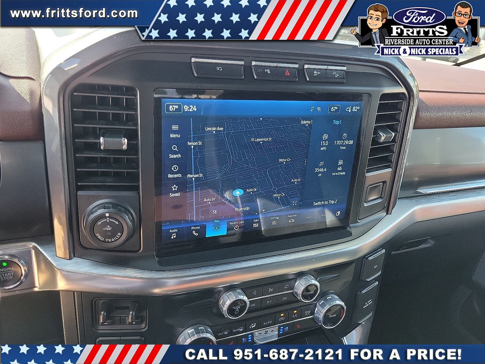Certified Used 2023 White Metallic Ford LARIAT image 10