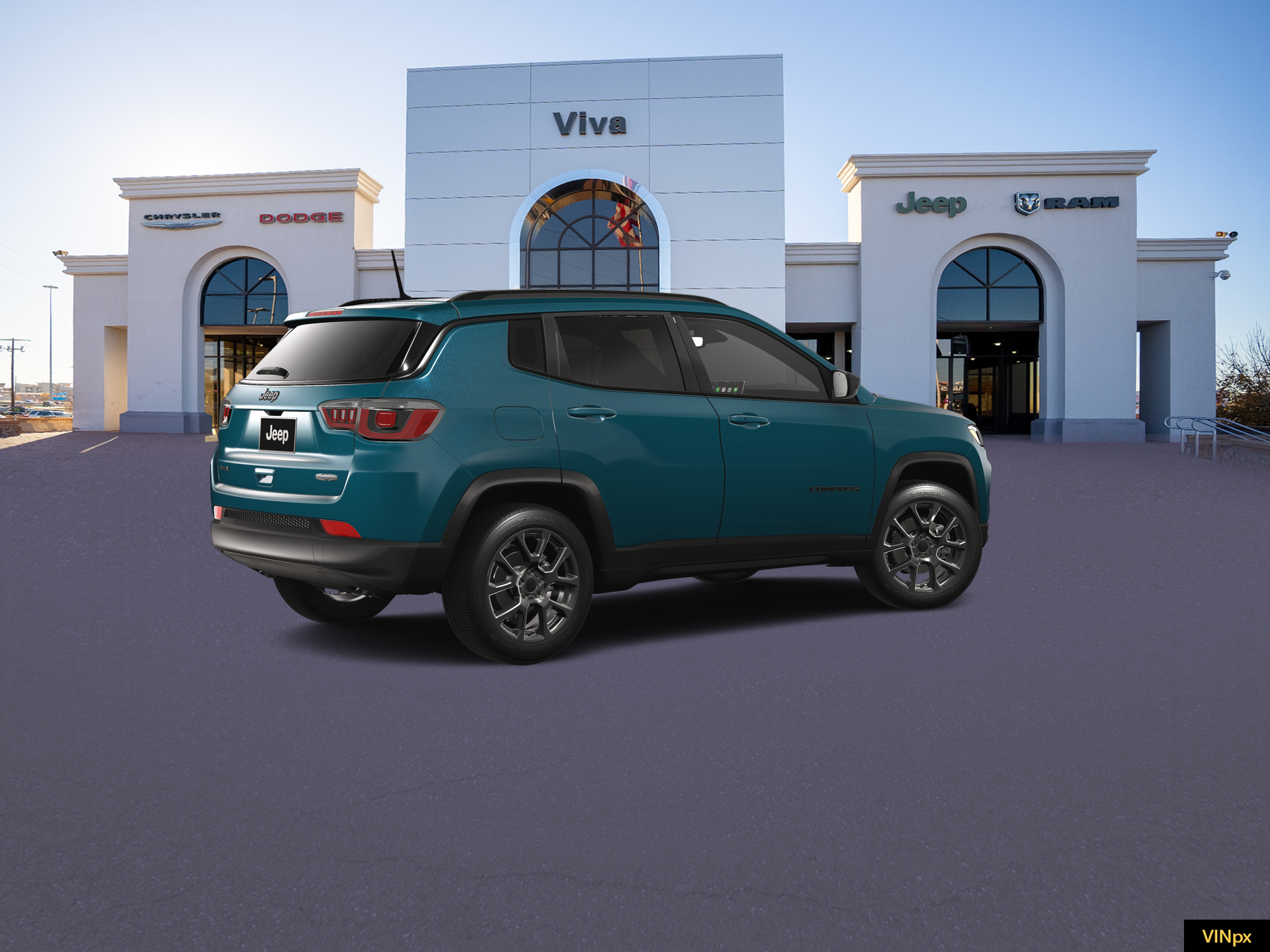 New 2026 Fathom Blue Pearl-Coat Exterior Paint Jeep Latitude image 20
