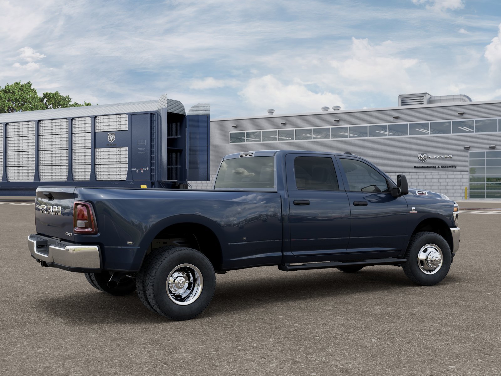 New 2027 Forged Blue Metallic Exterior Paint RAM Tradesman Dually image 30