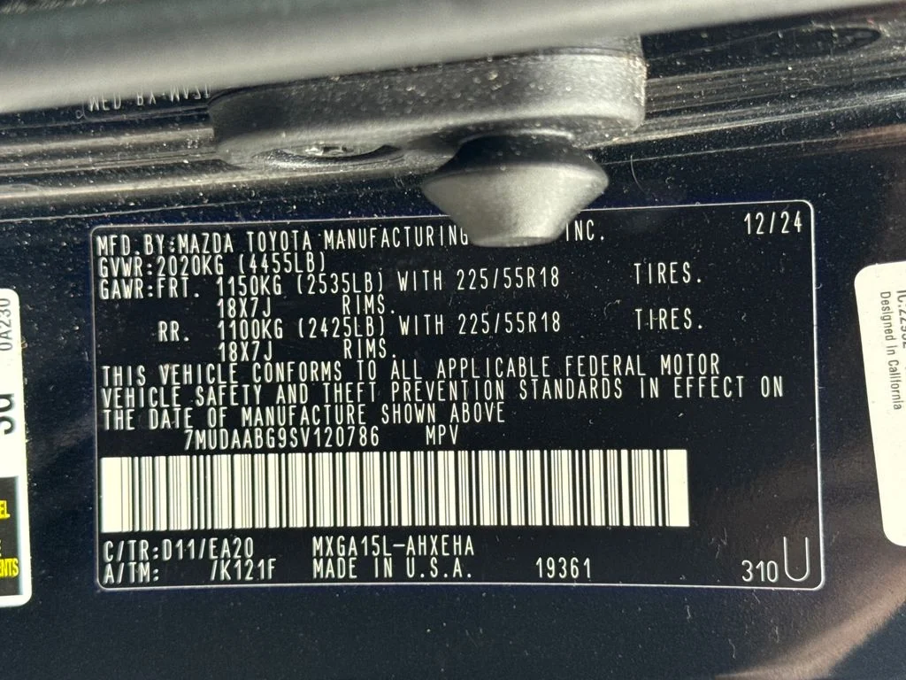 Used 2025 Jet Black Toyota XLE image 29
