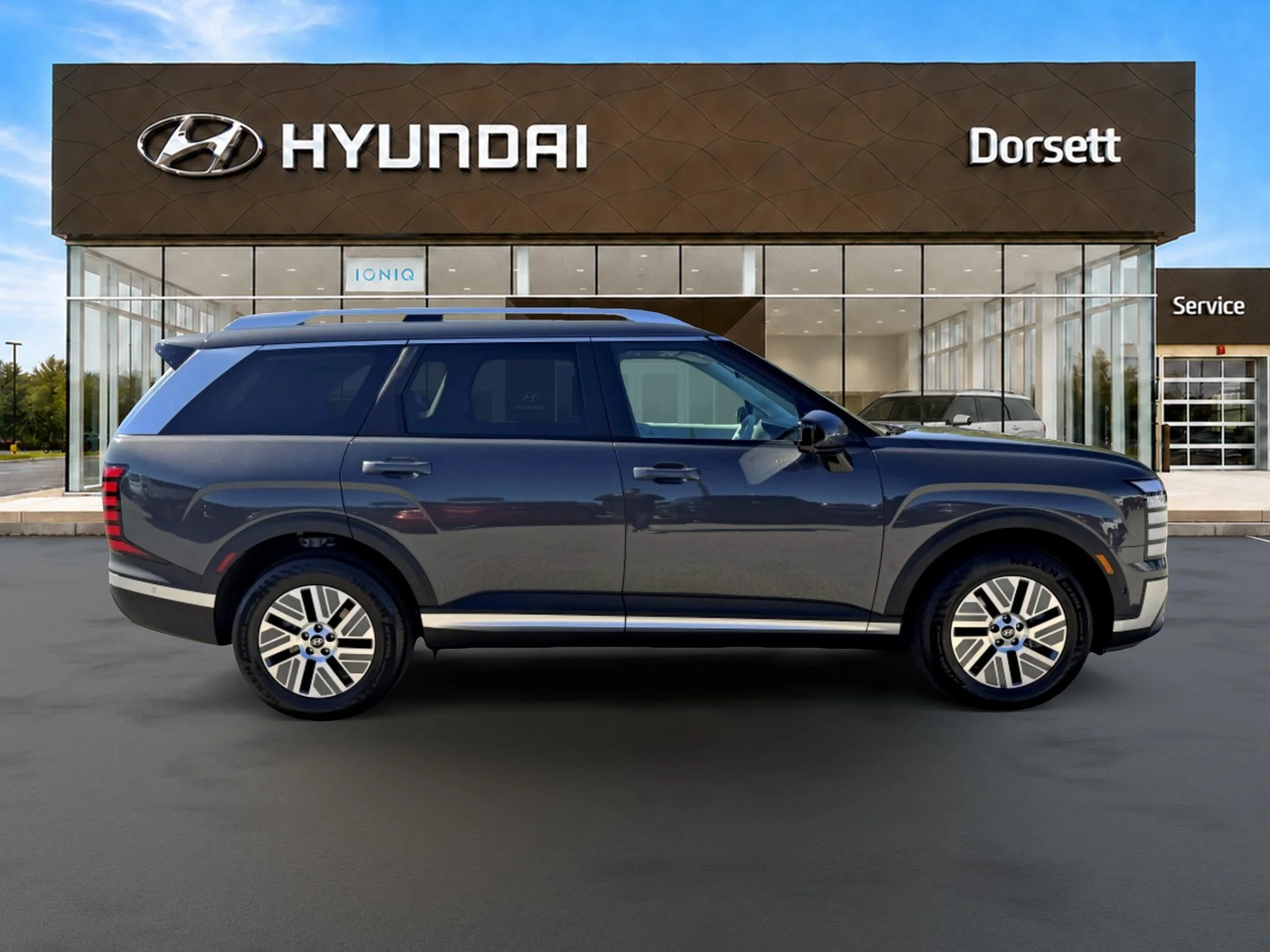 New 2027 Ecotronic Gray Pearl Hyundai SEL Premium 7P image 7