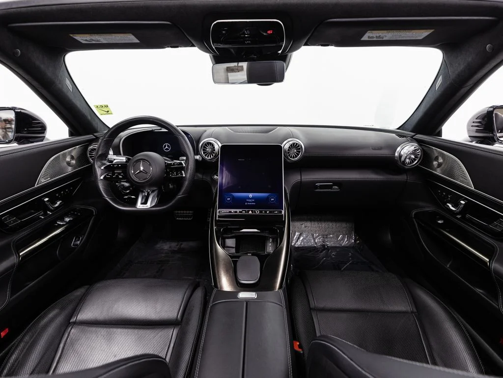 Used 2022 MANUFAKTUR Moonlight White Metallic Mercedes-Benz SL 55 AMG® image 29
