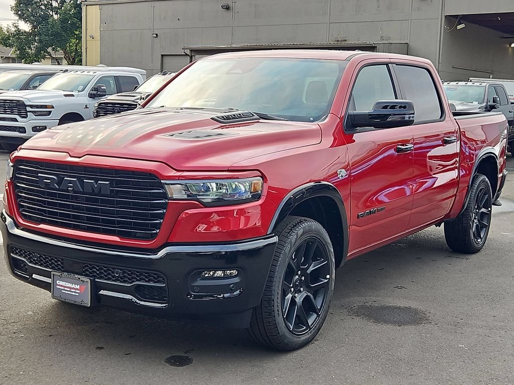 New 2026 Molten Red Pearl-Coat Exterior Paint RAM Laramie image 3