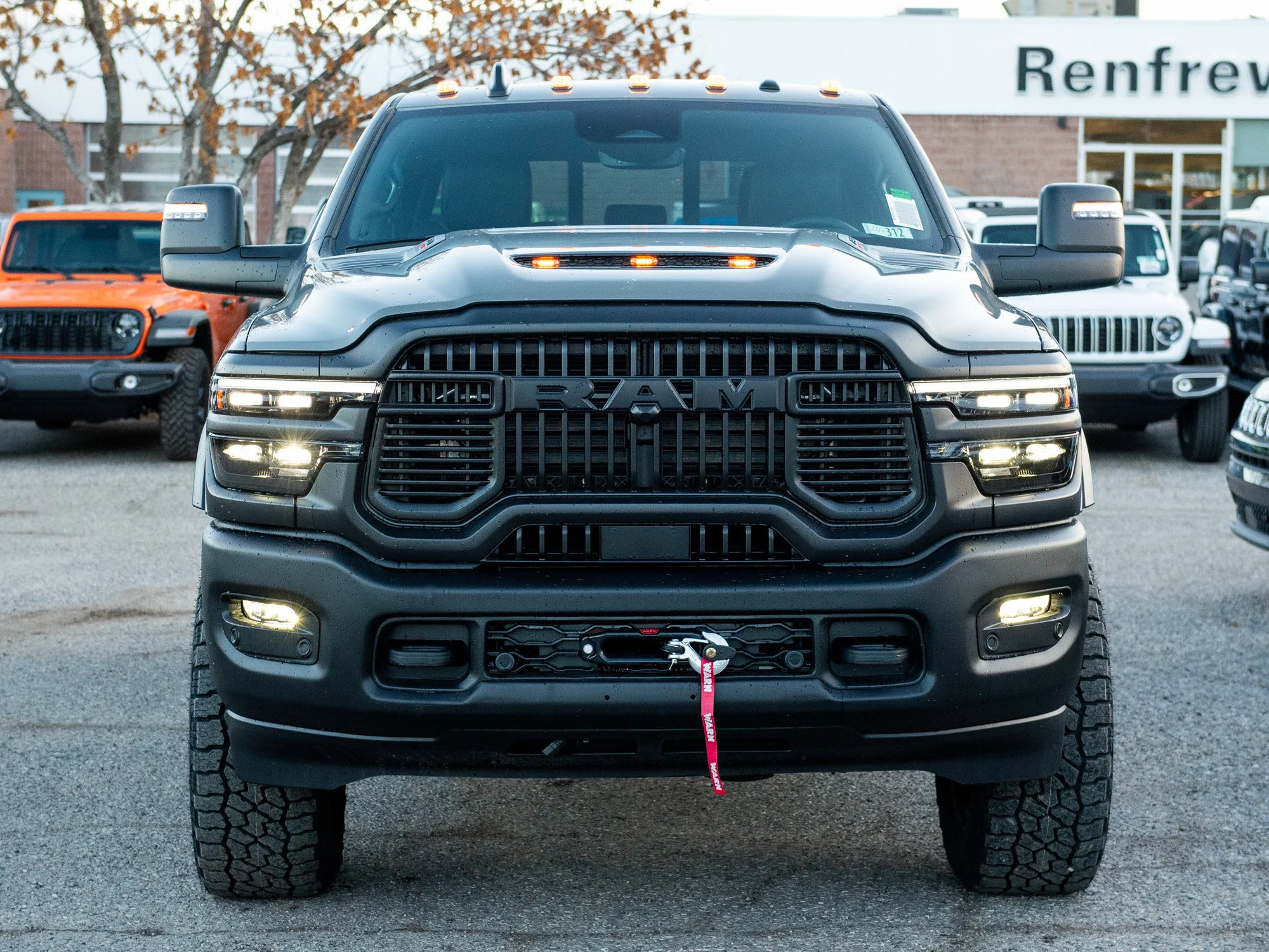 Used 2026 Grey RAM Rebel*, 2 Inch Lift, 35 Inch Tires, Winch, Trigger Industries MudFlaps image 14
