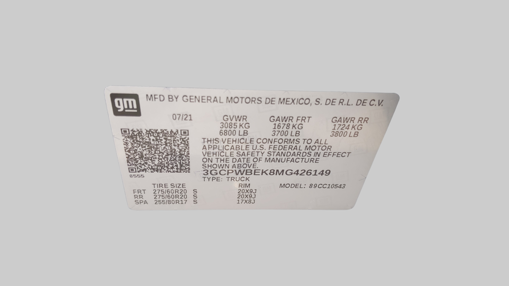 Used 2021 Black Chevrolet Custom image 18