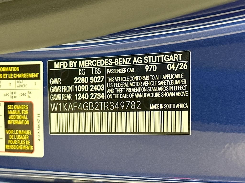 New 2026 Starling Blue Metallic Mercedes-Benz C 300 image 34