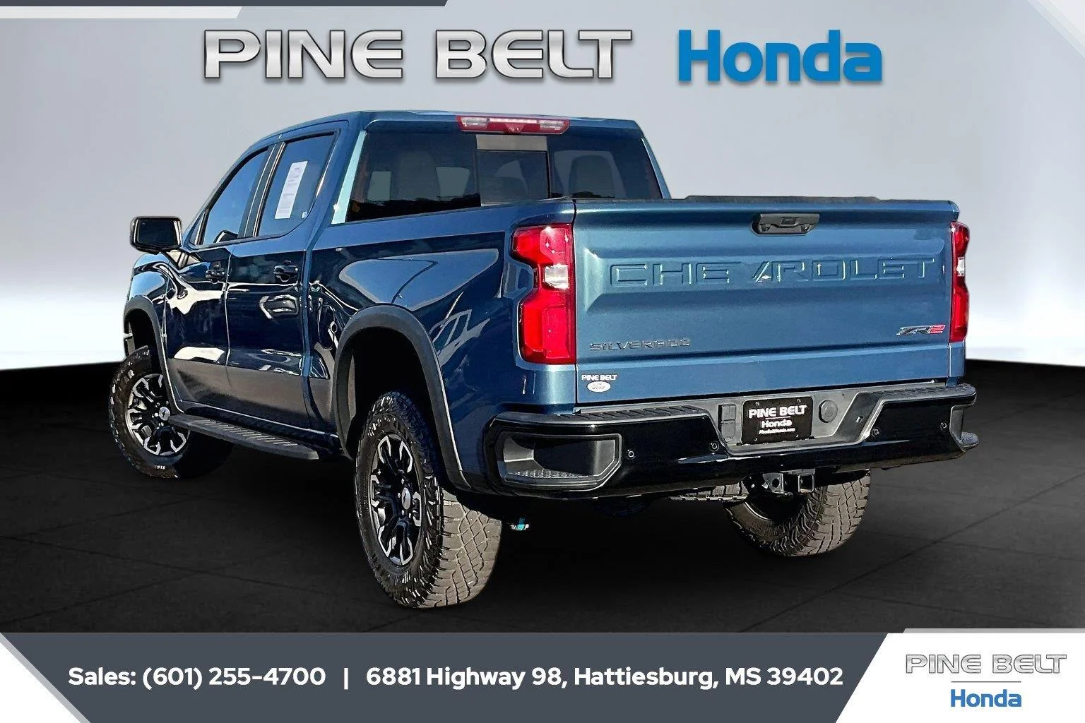 Certified Used 2024 Lakeshore Blue Metallic Chevrolet ZR2 image 2