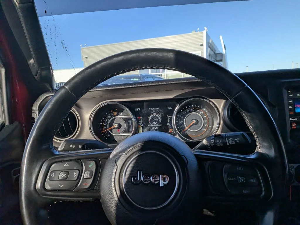 Used 2020 Red Clearcoat Jeep Unlimited Sport image 18