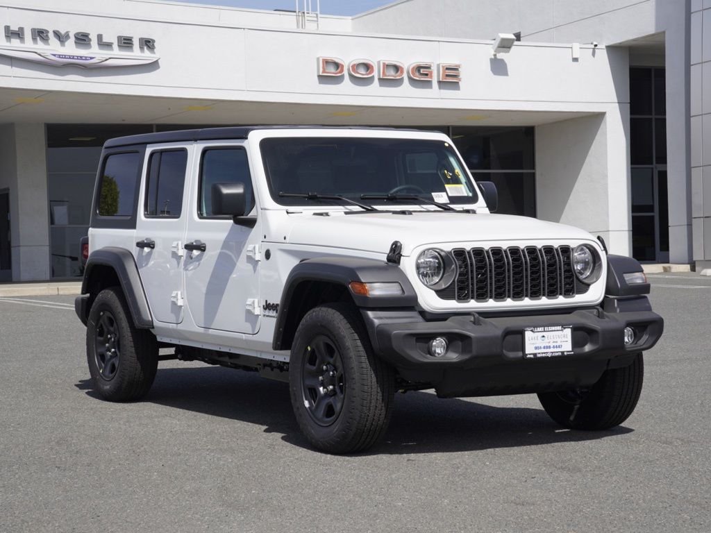 New 2026 Bright White Clear-Coat Exterior Paint Jeep Sport image 1