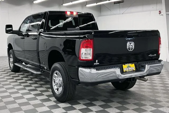 Used 2024 Diamond Black Crystal Pearlcoat Ram Tradesman image 3