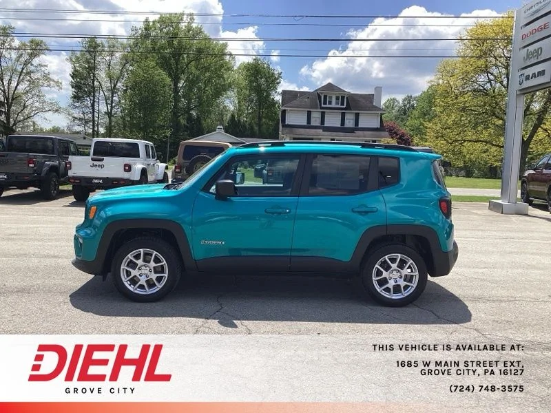 Used 2020 Teal Jeep Sport image 4