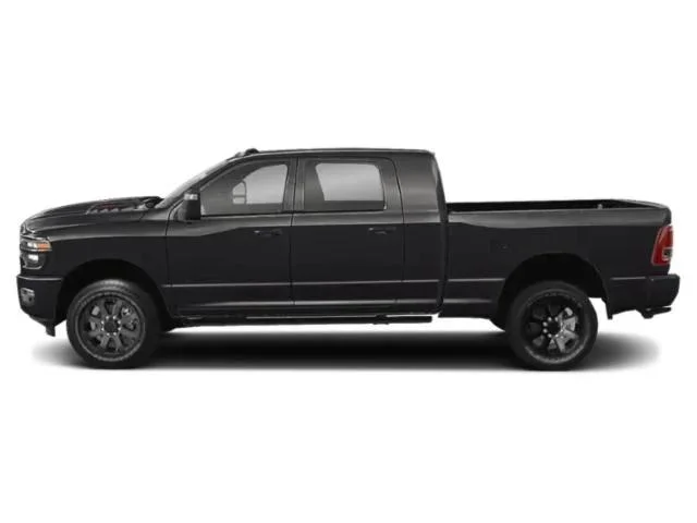 New 2026 Diamond Black Crystal Pearl-Coat Exterior Paint RAM Laramie image 2