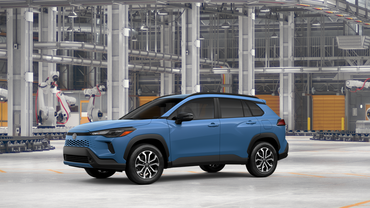New 2026 Cavalry Blue Toyota Hybrid SE image 2