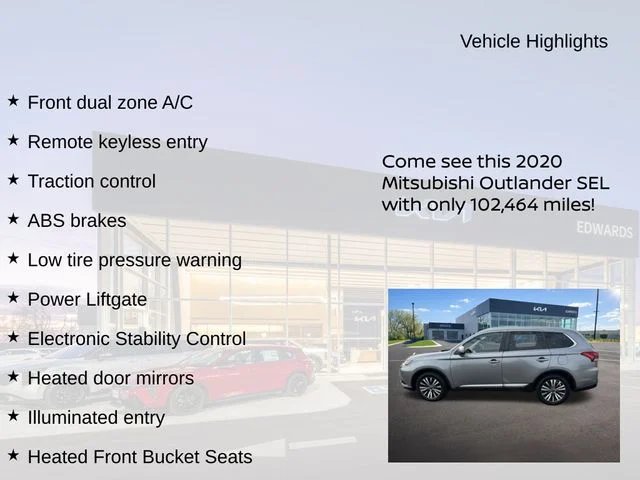 Used 2020 Silver Mitsubishi SEL image 7