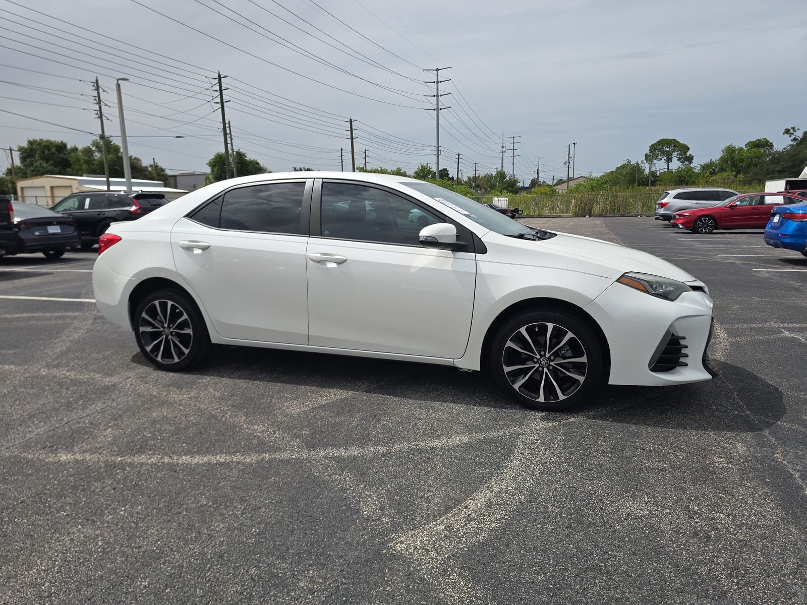 Used 2017 White Toyota SE image 2