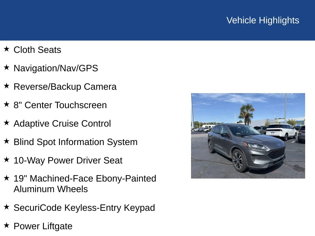 Used 2021 Gray Ford SE Hybrid image 6