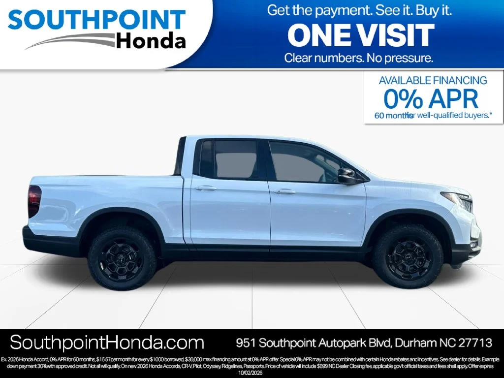 New 2026 Platinum White Pearl Honda TrailSport+ image 2