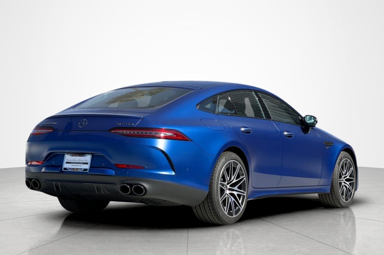 New 2026 MANUFAKTUR Starling Blue Magno Mercedes-Benz AMG® GT 43 4-Door Coupe image 5